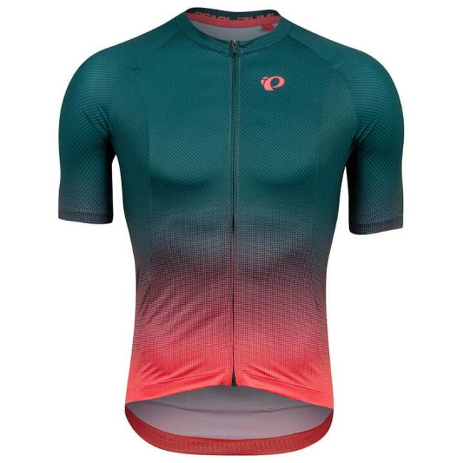 2021 PEARL IZUMI KURZARMTRIKOT INTERVAL ROT - GRÜN