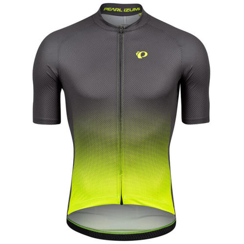 2021 PEARL IZUMI KURZARMTRIKOT ATTACK NEONGELB - GRAU