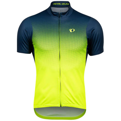 2021 PEARL IZUMI KURZARMTRIKOT SELECT LTD NEONGELB - BLAU