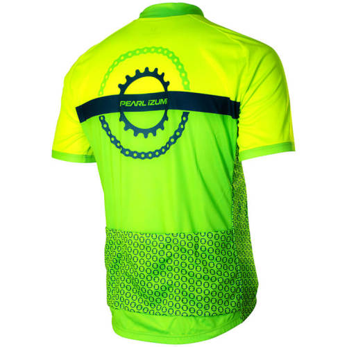 2021 PEARL IZUMI KURZARMTRIKOT SELECT ESCAPE LTD NEONGRÜN - GELB