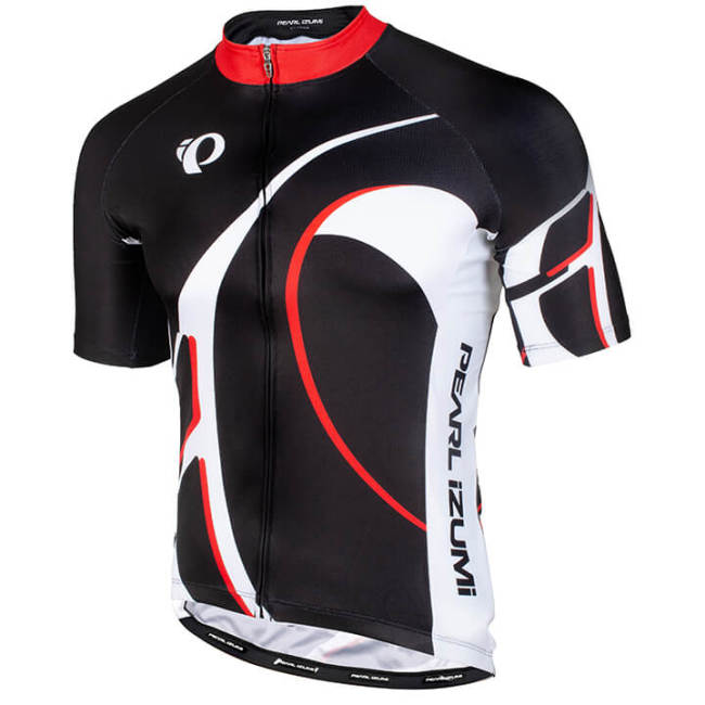 2021 PEARL IZUMI KURZARMTRIKOT ELITE PURSUIT LTD WEISS - SCHWARZ - ROT