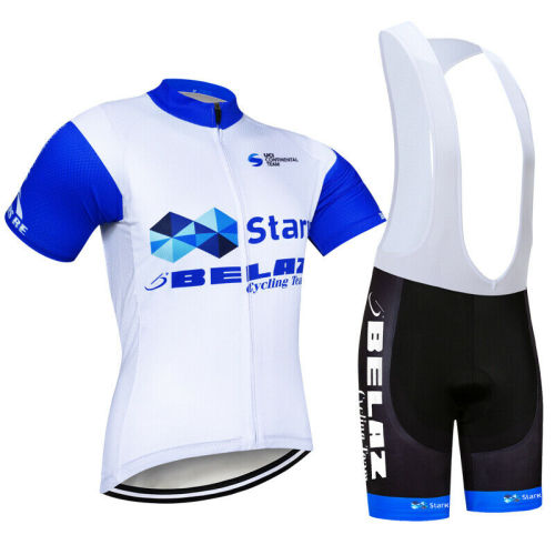 Summer Men Cycling Short Sleeve Jersey Shorts Set Breathable Bike Bib Pants Suit