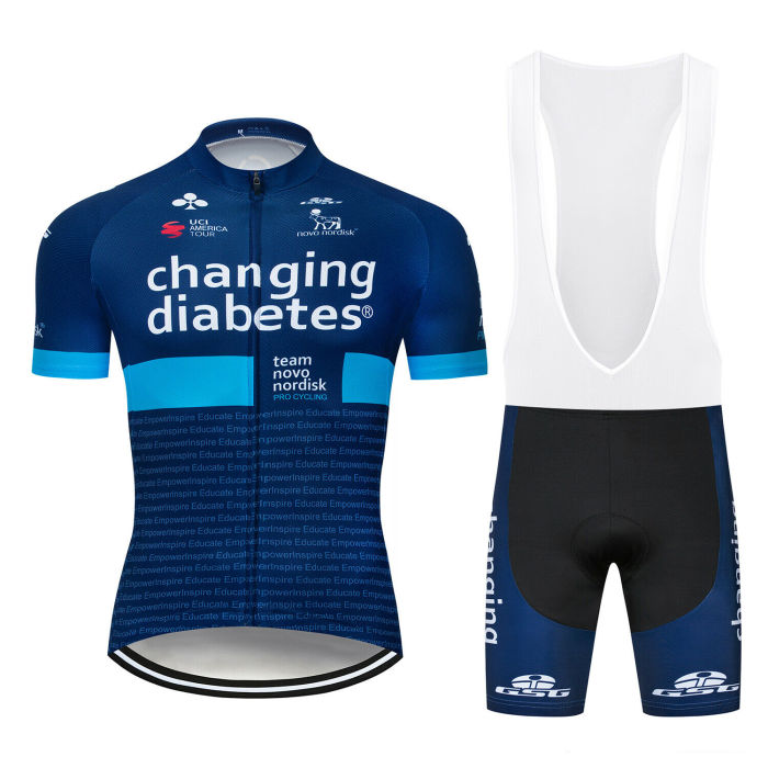 Team Cycling Sports Clothing Set Men's Jersey Bike Pad Bib Shorts Kits Shirt New