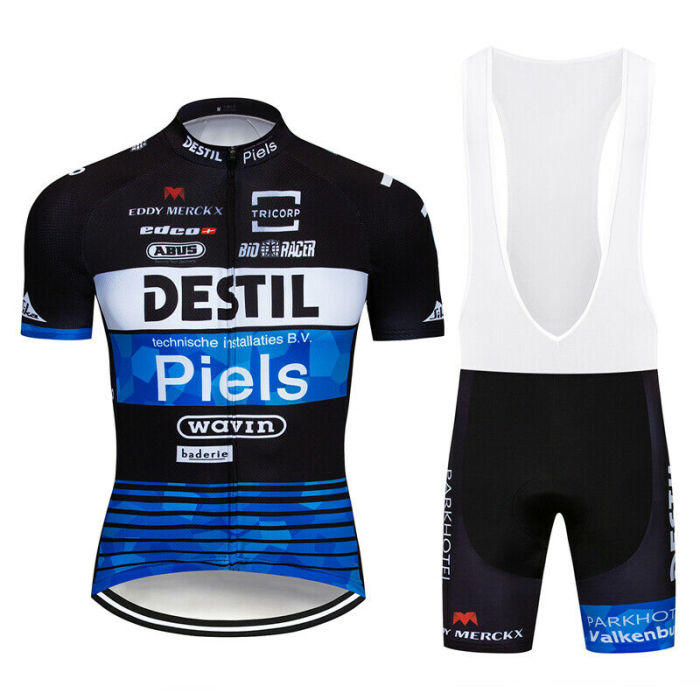 Men's Bike Clothing Kits Cycling Jersey Short Bib Shots Set Cushion Team Outfits