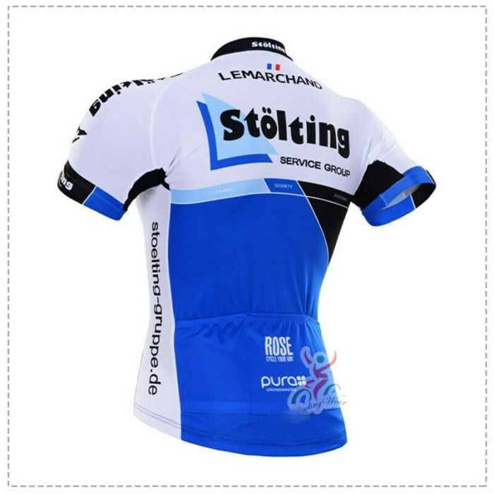 2021 Blue Men's Cycling Jersey Bib Shorts Set Biking Shirt Brace Pants Pad Suits