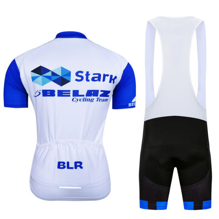 Summer Men Cycling Short Sleeve Jersey Shorts Set Breathable Bike Bib Pants Suit