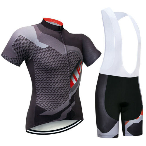 Men's Summer Pro Team Cycling Jersey Bike Racing Bib Shorts Kits Shirt Trousers