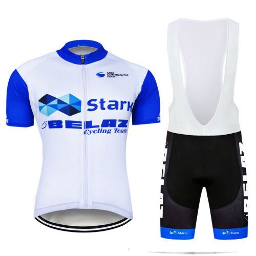 Summer Men Cycling Short Sleeve Jersey Shorts Set Breathable Bike Bib Pants Suit