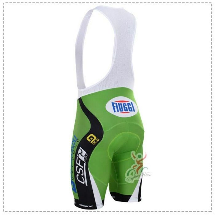 Green Men's Cycling Jersey & Bib Shorts Set Bike Riding Shirt Short Tights Kits