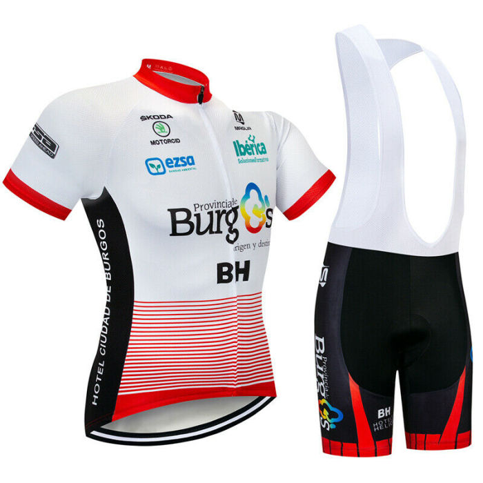 Cycling Jersey Set Breathable Team Racing Sport Mens Bike Bib Shorts Kits Biking