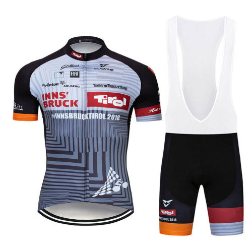 New Short Sleeve Cycling Mens Jersey Bib Shorts Set Bike Shirt Pad Tights Kits