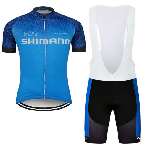 Mens Team Cycling Jersey Bike Bib Shorts Set Padded Shirt Brace Tights Kits 2021