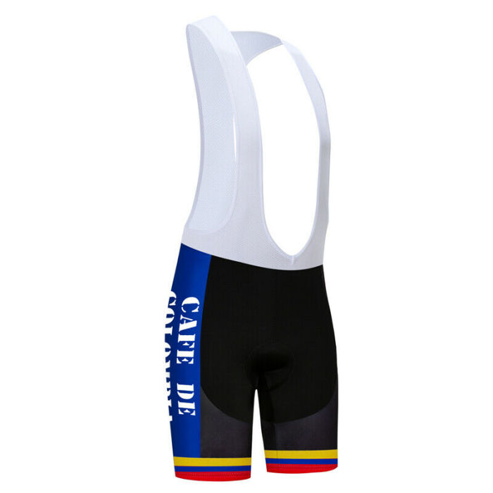 Team Cafe De Colombia Mens Cycling Jersey Bib Shorts Kits Shirt Tights Bike Wear