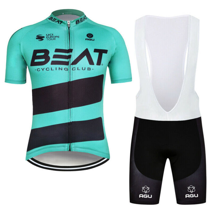 Cycling Short Jersey Bike Racing Bibs Shorts Men's Riding Clothing Set Shirt Pad