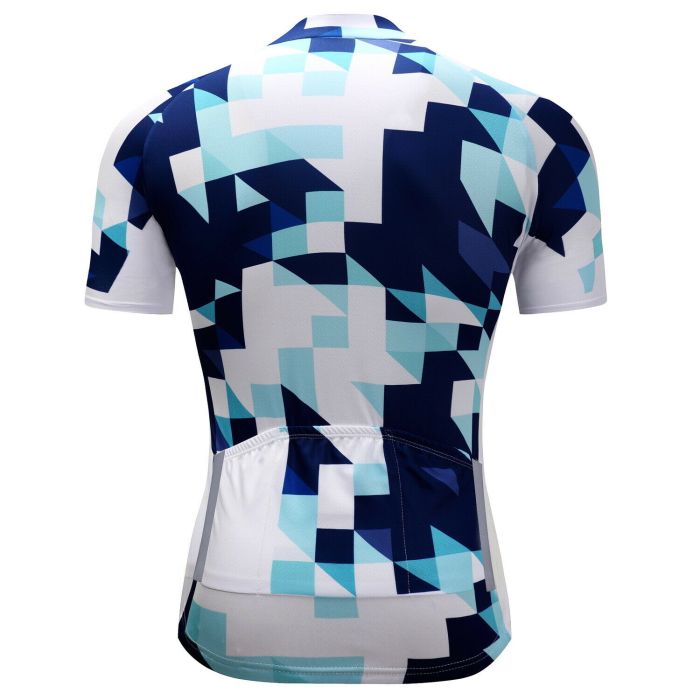 2021 Unique Mosaic Men's Cycling Jersey Bib Shorts Set Riding Short Bike Shirt Pants