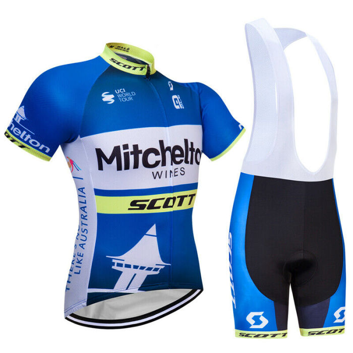 2021 New Men's Cycling Clothing Kits Biking Jerseys Jersey Bib Pad Shorts Pants Set