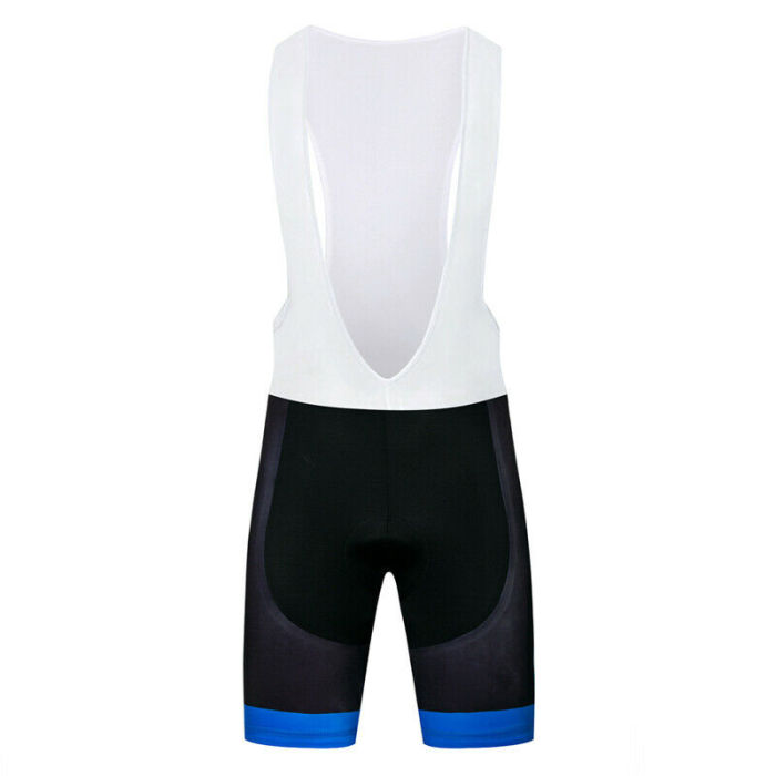 2021 Men's Pro Blue Cycling Jersey Bib Shorts Kits Short Sleeve Shirt Pad shorts Set