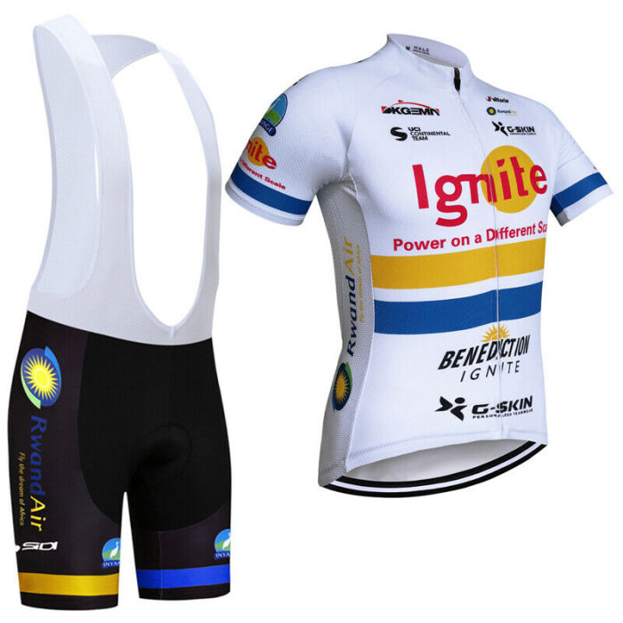 2021 Men's Cycling Jersey Bib Shorts Set Cycling Shirt Brace Pants Short Kits Maillot