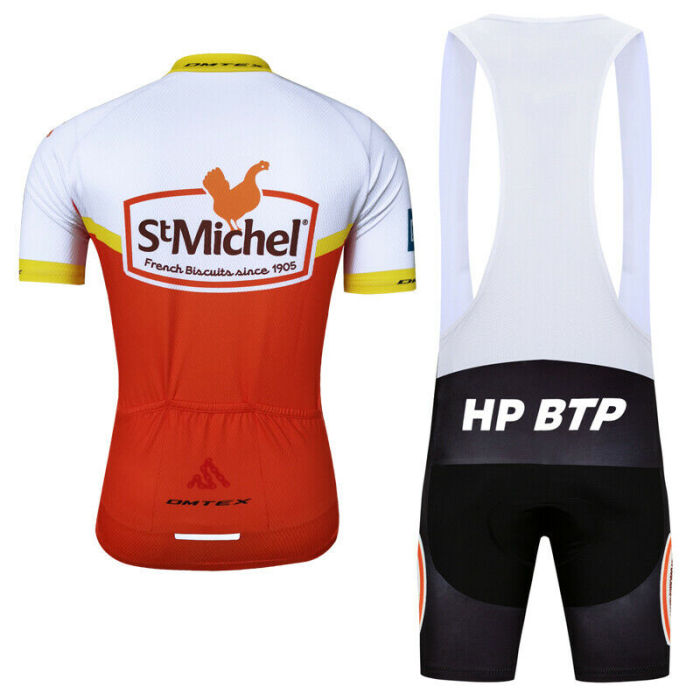 2021 Men's Cycling Jersey Set Shirt Bib Shorts Kits Shirt Pants Summer Bike Uniforms