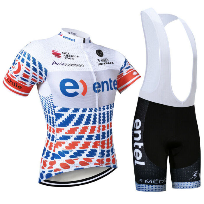 Mens Road Bike Team Short Sleeve Jersey Brace Bibs Shorts Set Racing Outfits Pad 2021