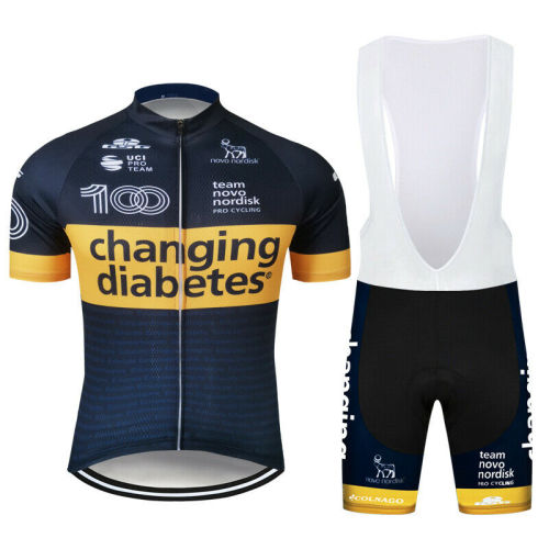 2021 Cycling Jersey Set Mens Short Sleeve Tops Bib Short Bicycle Sports Clothing