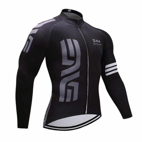 2021 Black Breathable Cycling Jersey Bike Clothing MTB Long Sleeve Shirt Bib Pant Set