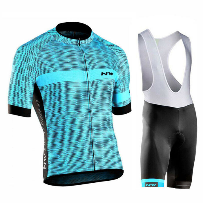 2021 Mens Team Bike Clothing Summer Cycling Short Sleeve Jersey Bib Shorts Kits