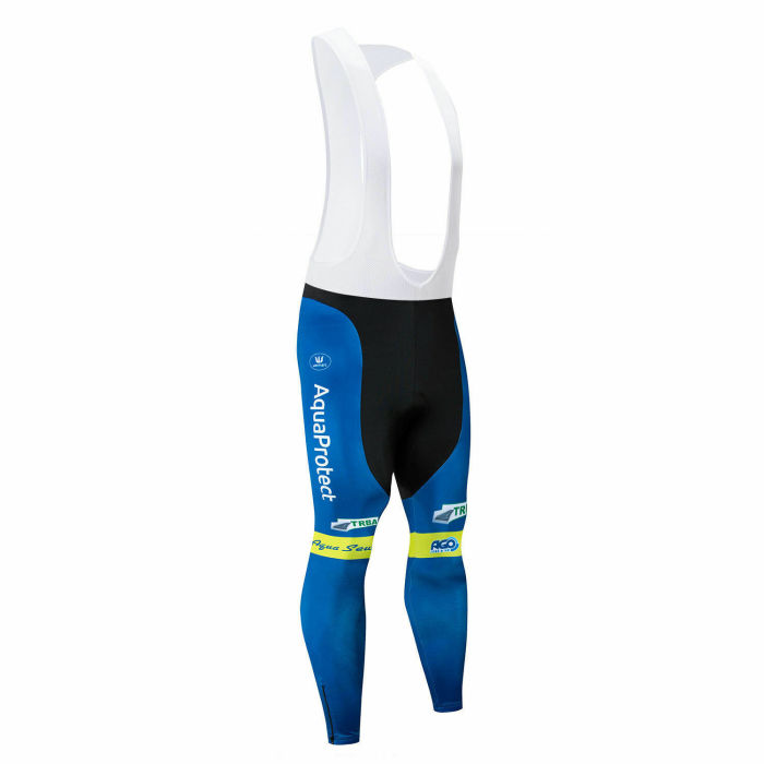 2021 Yellow And Blue Mens Cycling Jersey and Bib Pants Set Long Sleeve Cycling Jersey