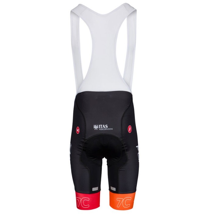 2021 Wilier Force 7C Orange Cycling Jersey And Bib Shorts Set