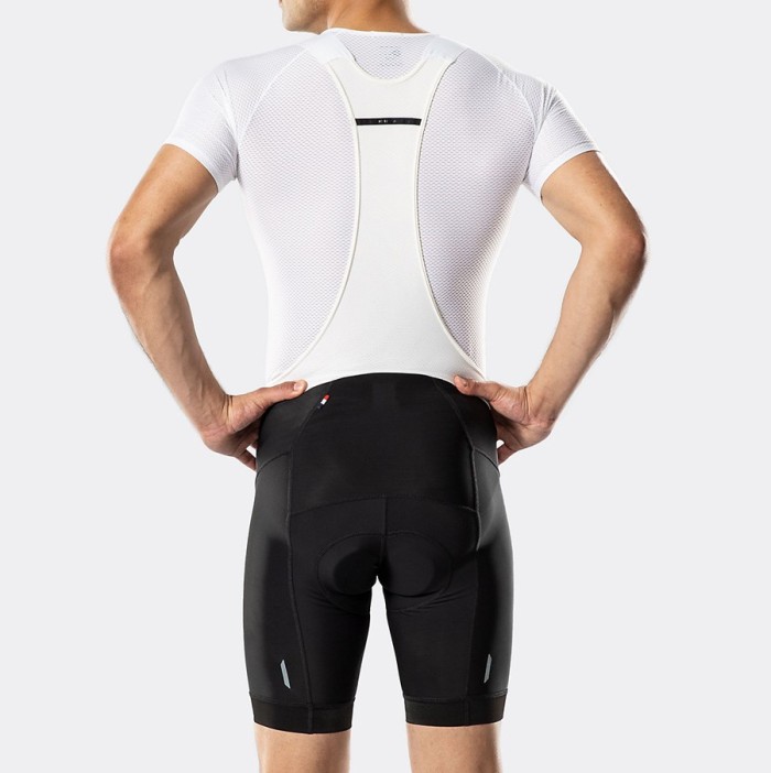 2021 Bontrager Trek Circuit White-Red Cycling Jersey And Bib Shorts Set