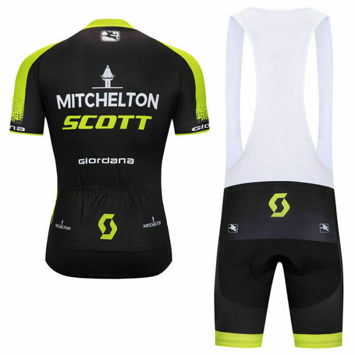 2021 Mens Team Racing Cycling Jersey and Bib Shorts Set Bike Short Sleeve Set MTB