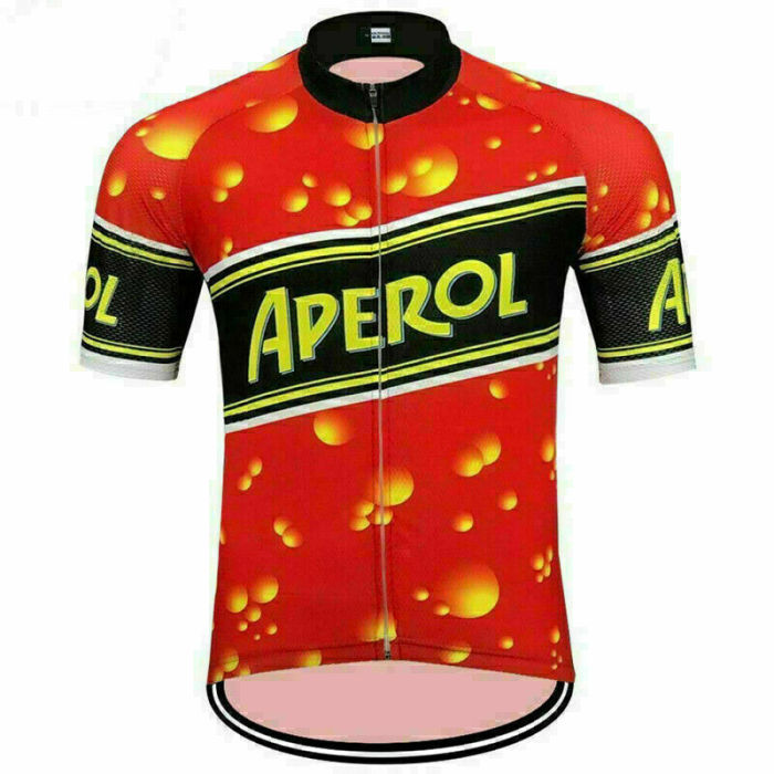 2021 NEW RETRO APEROL Cycling Jerseys Suit Bike Racing Gel Bib Short Kit