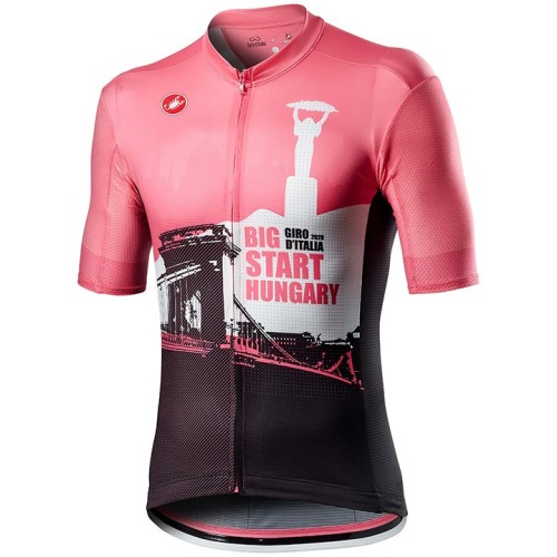 2020 GIRO D'ITALIA Hungary Big Start Cycling Jersey And Bib Shorts Set