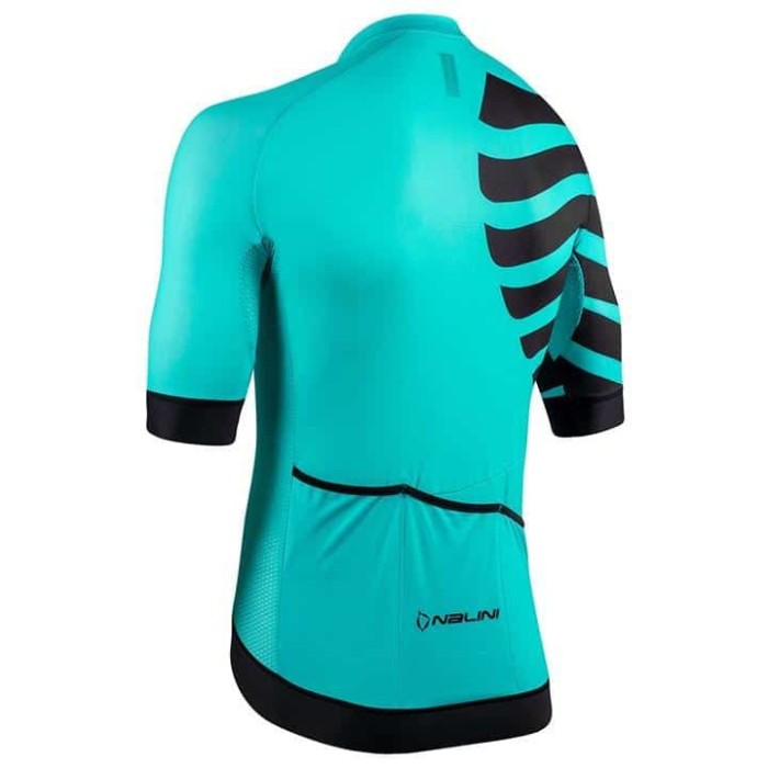 2021 Nalini Stripe Blue Cycling Jersey And Bib Shorts Set