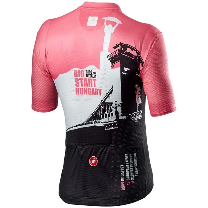 2020 GIRO D'ITALIA Hungary Big Start Cycling Jersey And Bib Shorts Set