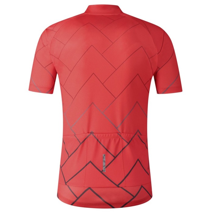 2021 Shimano Team Red Cycling Jersey And Bib Shorts Set