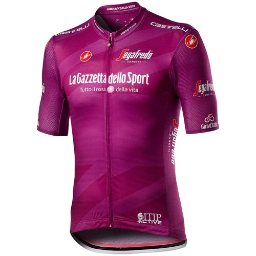 2020 GIRO D'ITALIA Maglia Ciclamino Cycling Jersey And Bib Shorts Set