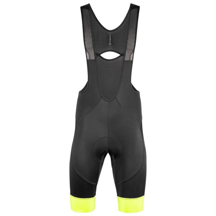 2021 Nalini Stripe Yellow Cycling Jersey And Bib Shorts Set