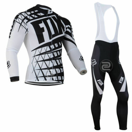 2021 Mens cycling jerseys Long sleeve cycling jersey Bib pants set cycling bib pants