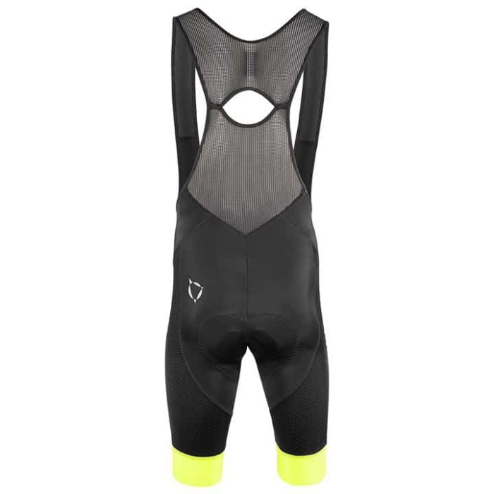 2021 Nalini Stripe Yellow Cycling Jersey And Bib Shorts Set