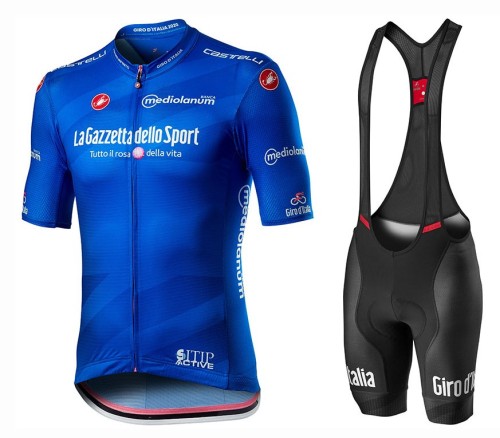 2020 GIRO D'ITALIA Maglia Azzura Cycling Jersey And Bib Shorts Set