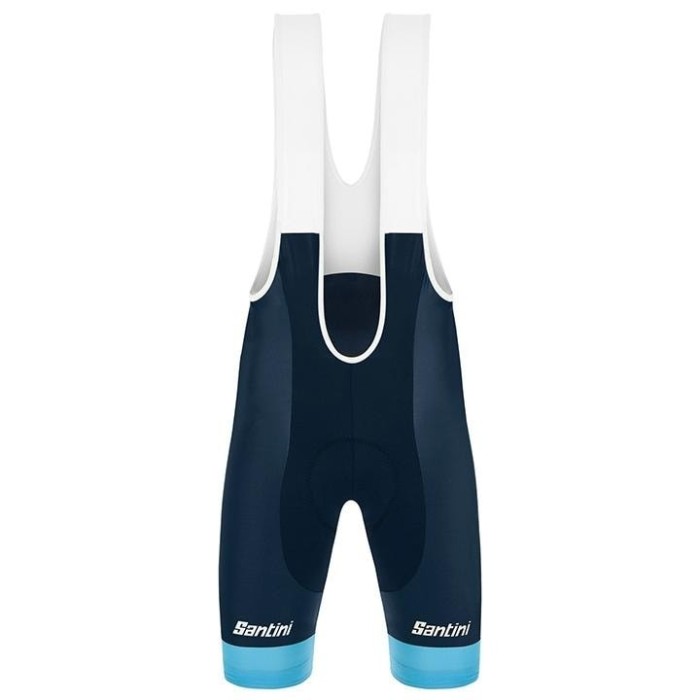 2021 TREK Factory Racing Light Blue Cycling Jersey And Bib Shorts Set