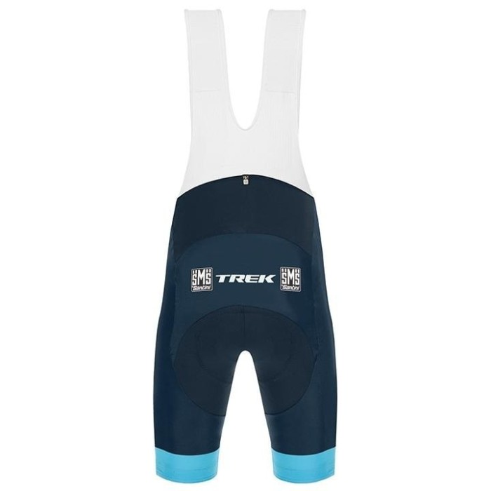 2021 TREK Factory Racing Light Blue Cycling Jersey And Bib Shorts Set