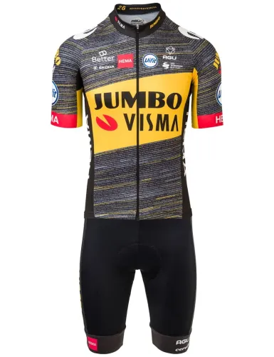 2021 Jumbo Visma TDF Edition Cycling Jersey And Bib Shorts Set