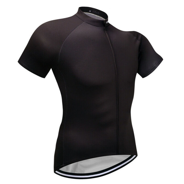 2021 Men's Black Road Cycling Kits Jersey Bib Shorts Shirt Tights Set Pad Short Pants