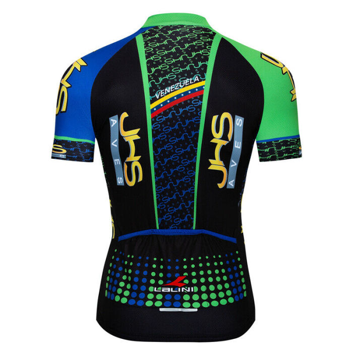 2021 Short Sleeve Men's Cycling Jerseys Cushion Shorts Kits Shirt Brace Bibs Clothing