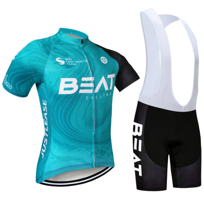 2021 Men's Cycling Clothing Bicycle Cycling Jerseys Bib Shorts Set Short Shirt Pants