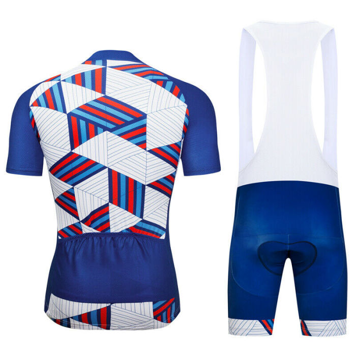 2021 Unique Cycling Clothing Set Men's Bike Jersey Bib Shorts Kits Shirt Pants Suits