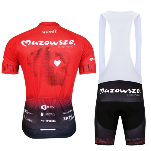 2021 Men's Cycling Jersey Shirt S~4XL Bike Bib Shorts Set Riding Clothing Quick Dry