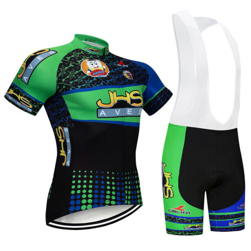 2021 Short Sleeve Men's Cycling Jerseys Cushion Shorts Kits Shirt Brace Bibs Clothing